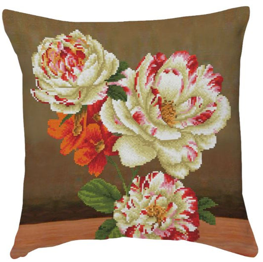 Diamond Dotz Pillow - Camillia & Lily Bouquet DD16.011