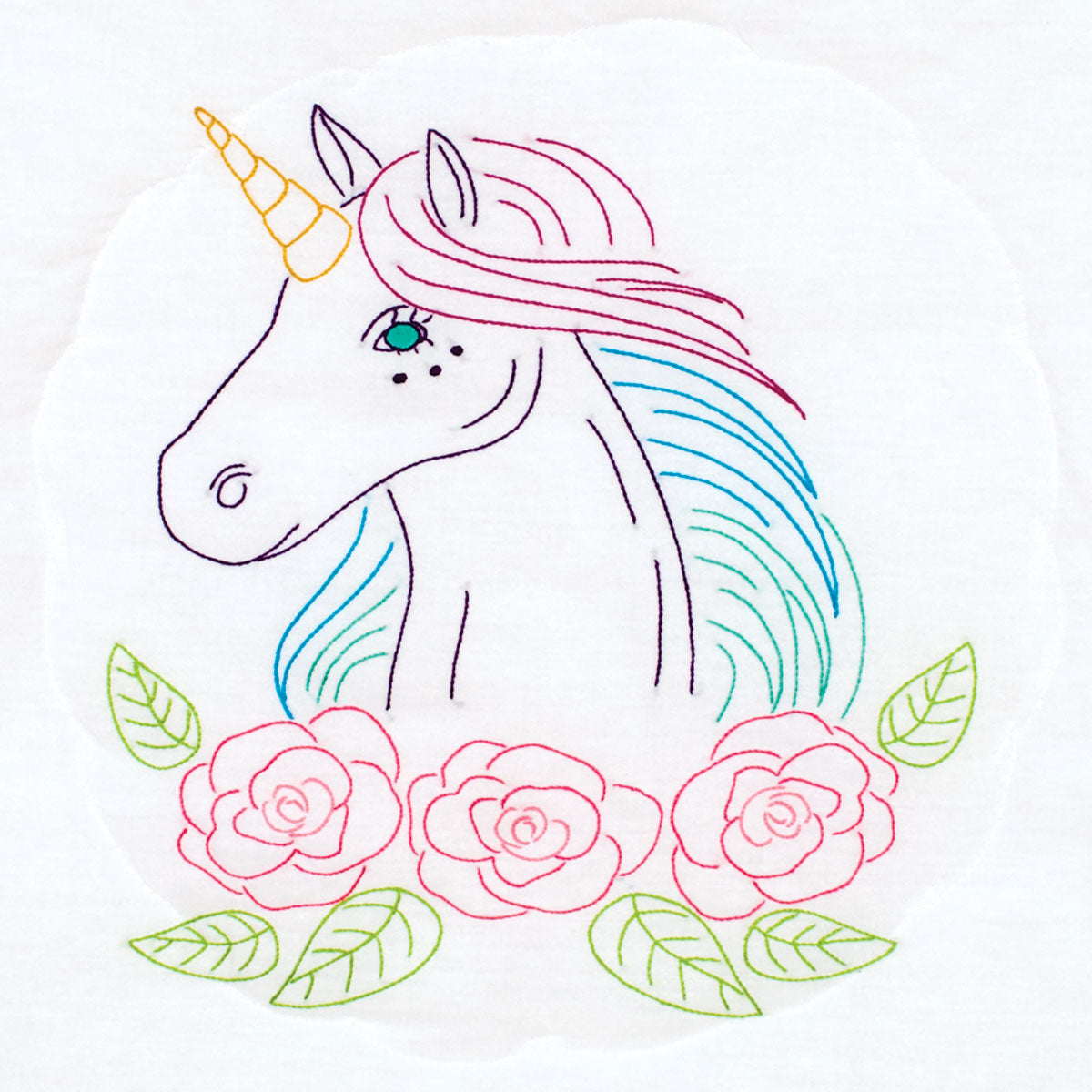 18" Quilt Blocks - Unicorn