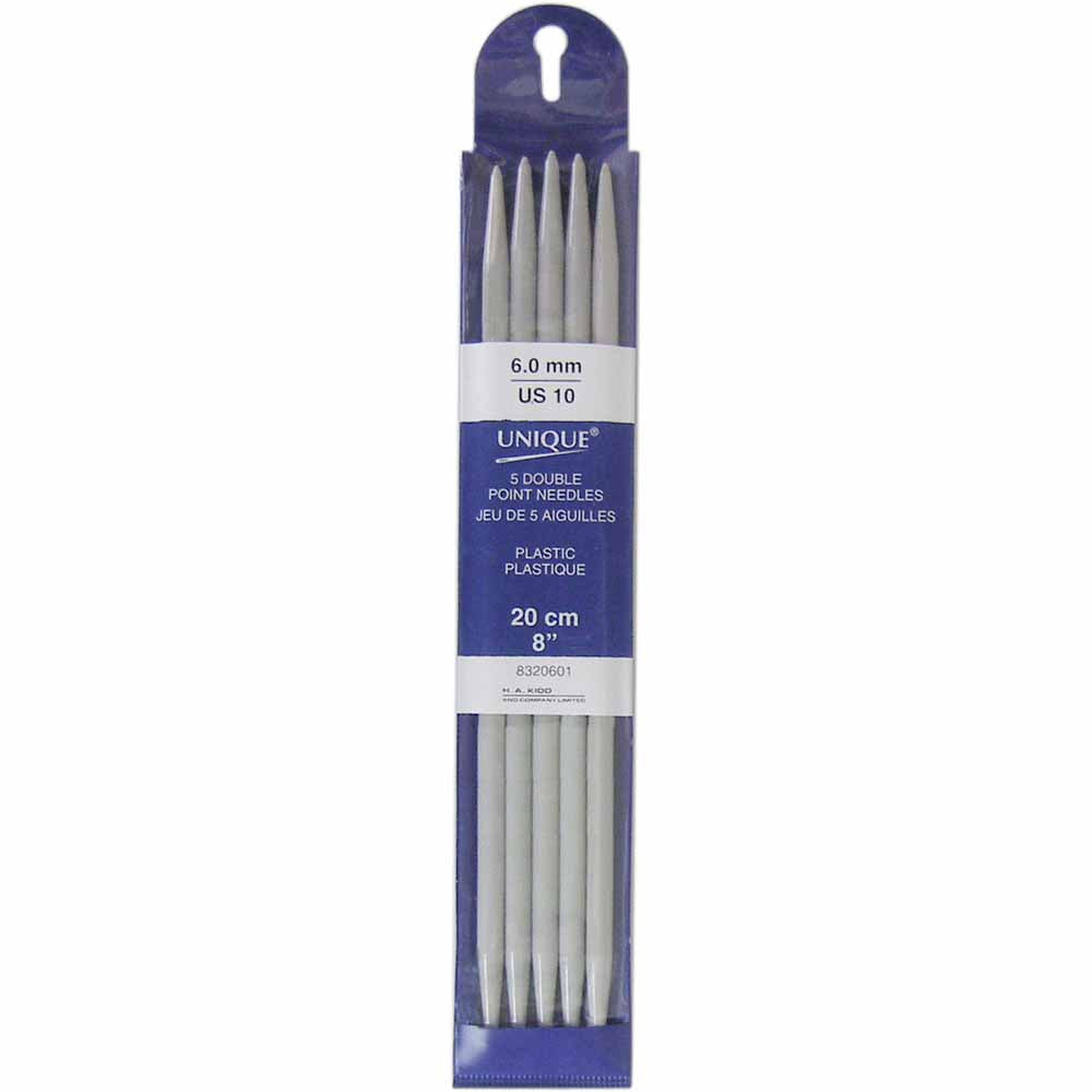 Plastic Double Knitting Needle 6mm 8320601