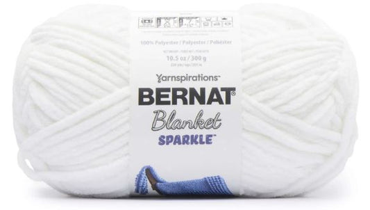 Bernat Blanket Sparkle 300g - White Sparkle 70006