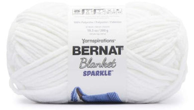 Bernat Blanket Sparkle 300g - White Sparkle 70006