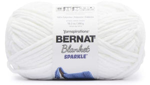 Bernat Blanket Sparkle 300g - White Sparkle 70006