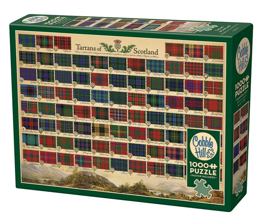 Puzzle 1000pc - Tartans Of Scotland 40052
