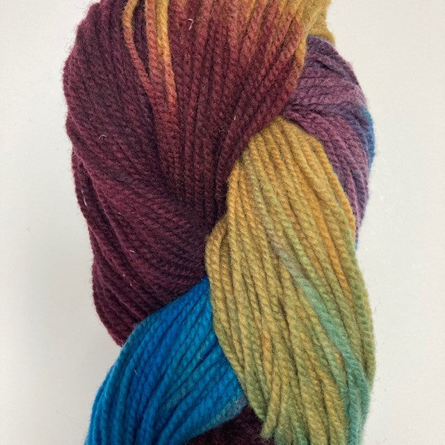 Handpainted 100% Wool-Eggplant