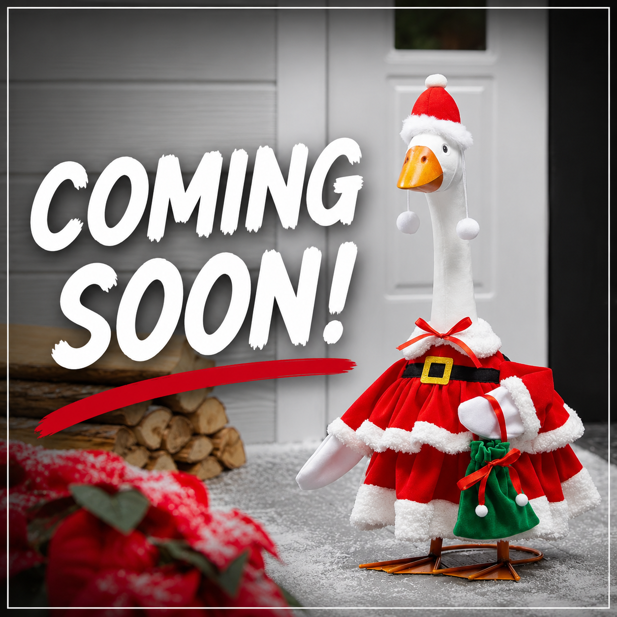 EE Porch Goose Outfit - Mrs. Claus