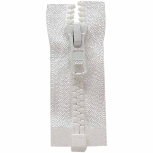 Zipper 30cm One Way - White 6430501