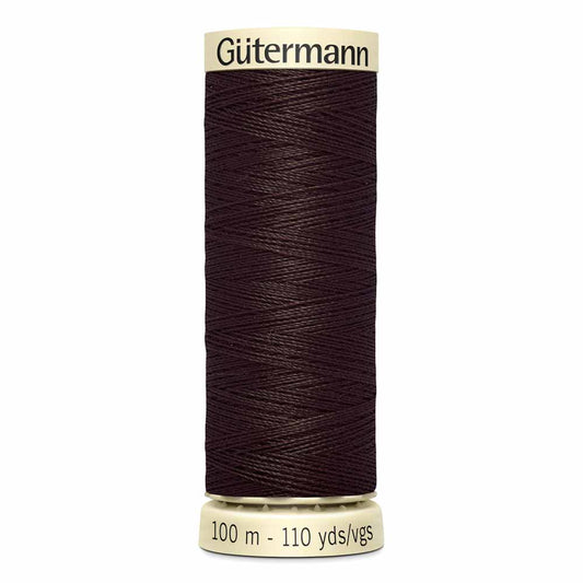 Gut Poly Thread 100m - Walnut 594