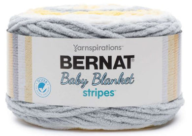 Bernat Baby Blanket Stripes 300g - Sunshine 60007