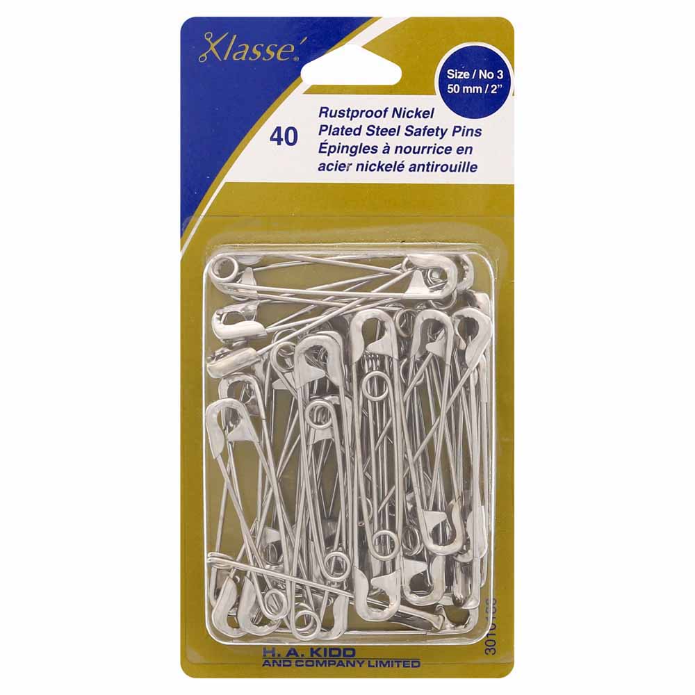 Klasse Safety Pins 50mm 40pc 3010186