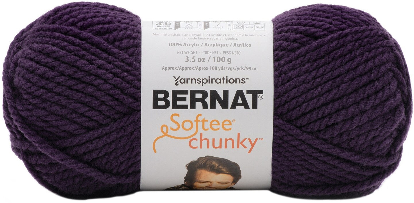*Bernat Softee Chunky 100g - Grape 28804