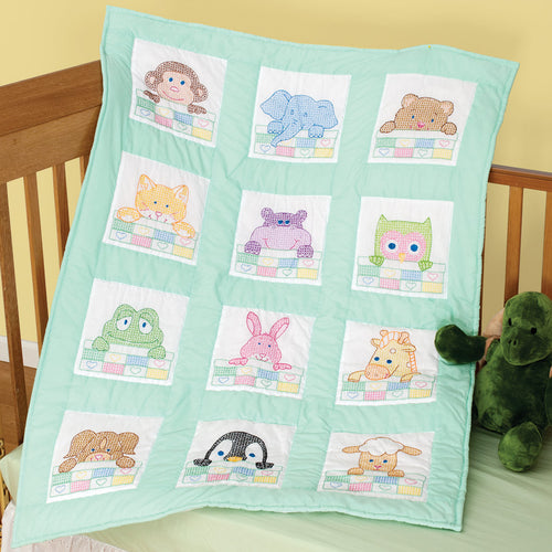 Nursery Quilt Blocks - Peek A Boo