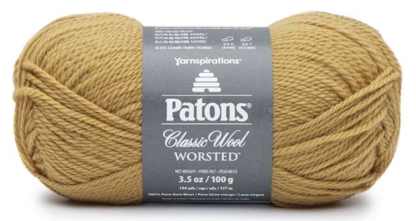 Patons Classic Wool Worsted 100g - Honey 77756