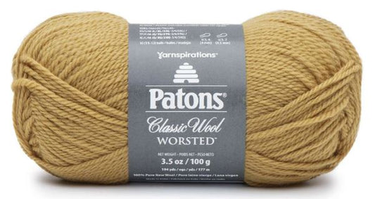 Patons Classic Wool Worsted 100g - Honey 77756