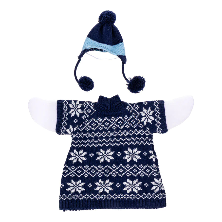 EE Porch Goose Outfit - Blue Sweater