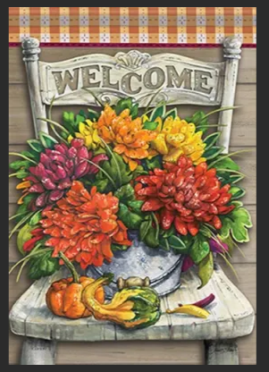 *EB Lg Flag - Fall Decor