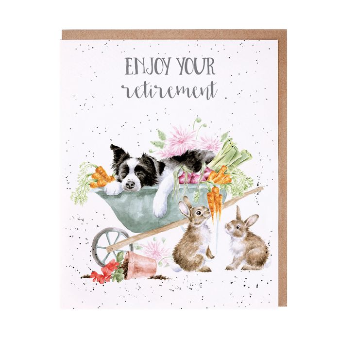 Wrendale Card - Sleeping On The Job