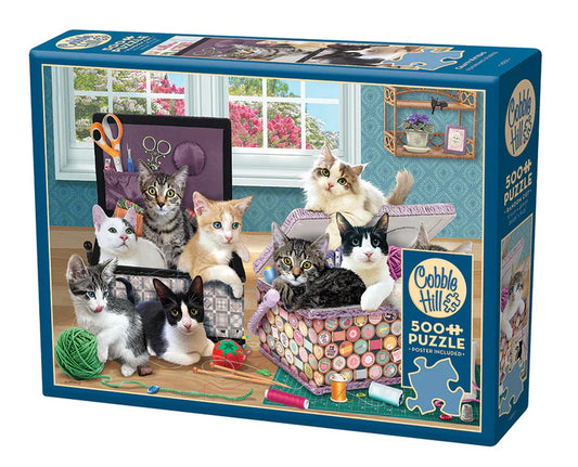 Puzzle 500pc - Crafty Kittens 45137