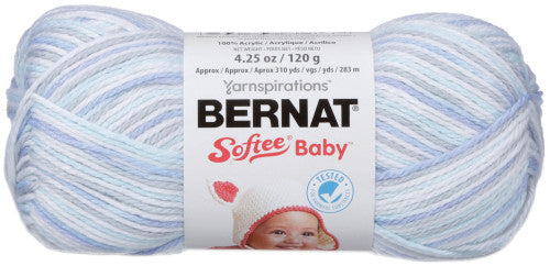 Bernat Softee Baby 120g - Blue Flannel Ombre 31129