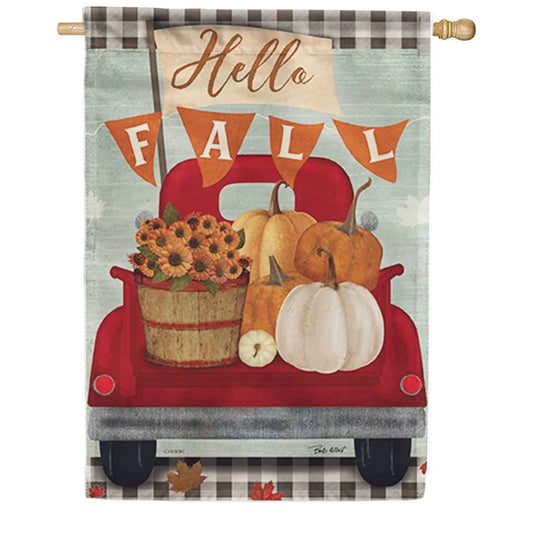 EB Lg Flag - Hello Fall