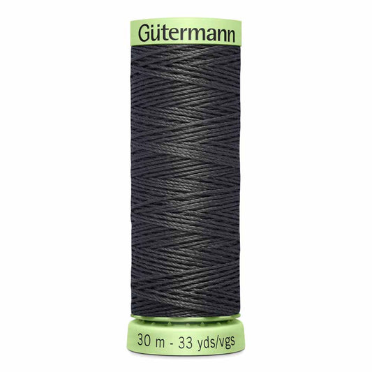 Gut Poly Thread Top Stitch 30m - Charcoal 125