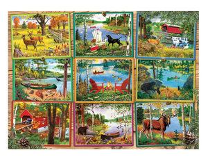 Puzzle 1000pc - Postcards From Lake Country 40231