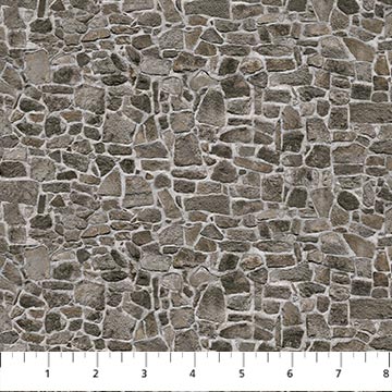 NC Naturescapes 44/45" - Cobblestone Dark Gray 25495-95