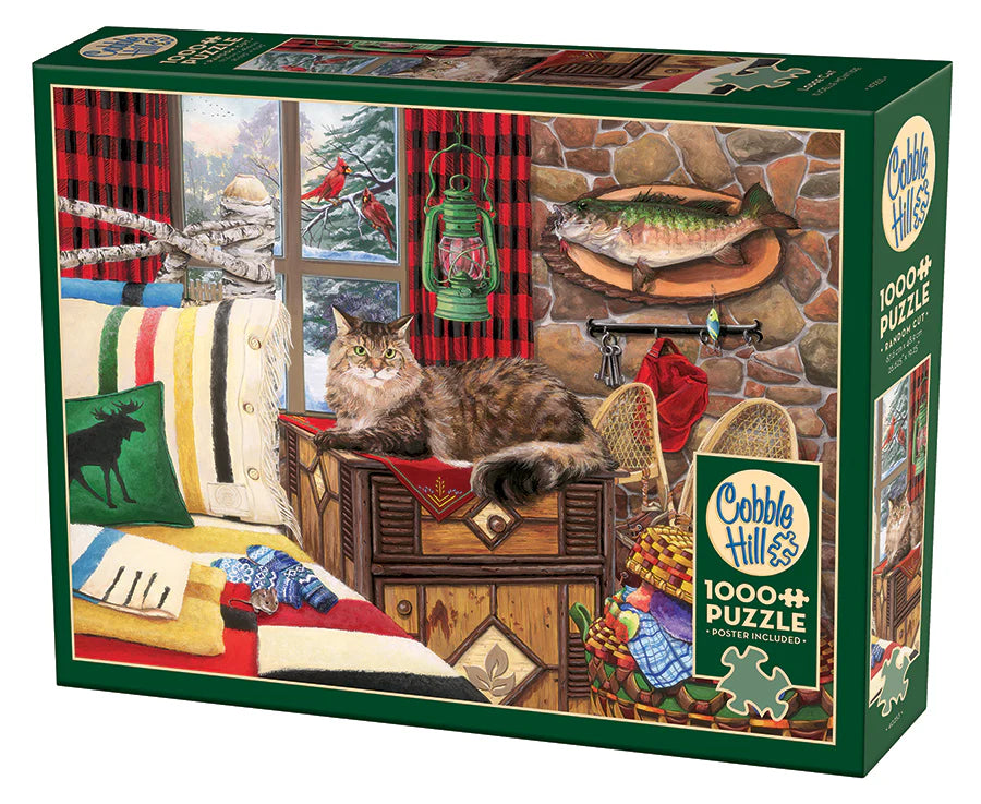 Puzzle 1000pc - Lodge Cat 40253
