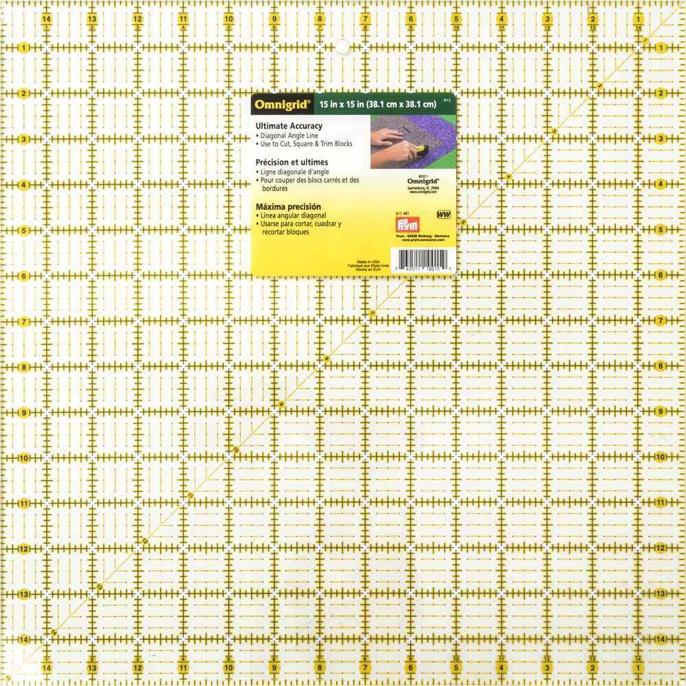 Omniruler 15x15"