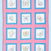 9" Theme Quilt Block - Butterflies