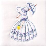9" Quilt Blocks - Parasol Lady