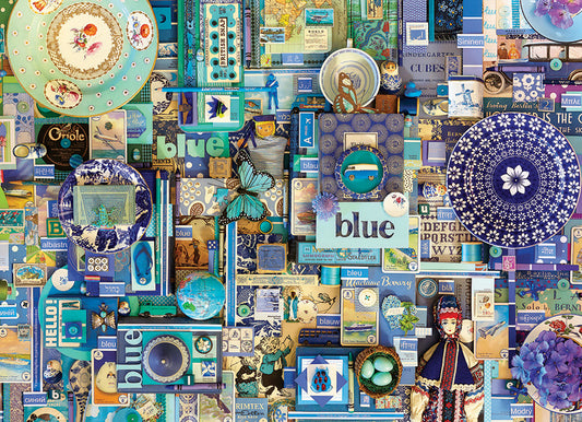 Puzzle 1000pc - Blue 80150