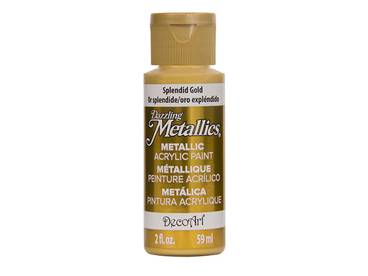 Metallic Craft Paint - Splendid Gold 2ox