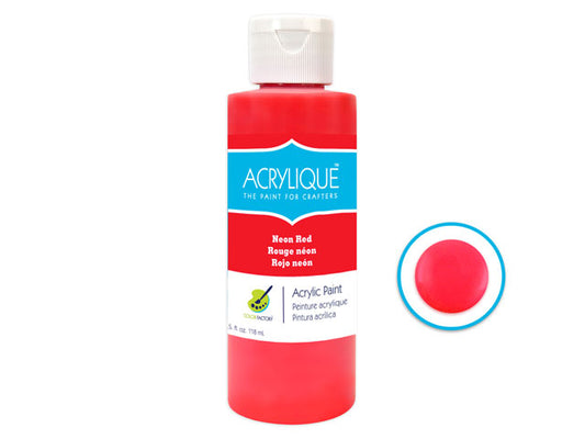 MC Acrylique Paint - Neon Red