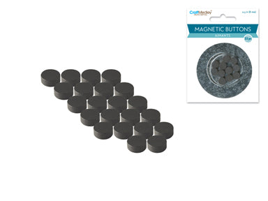 MC Magnetic Buttons On Mirror 8mm 22pc