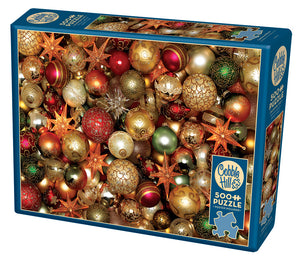 Puzzle 500pc - Christmas Balls