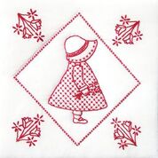 9" Quilt Blocks - Sunbonnet Sue