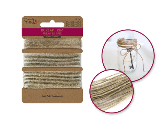 Burlap Trim 3yds - Stranded Trims