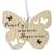 Butterfly Ornament - Family, 4" Wood Veener