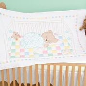 Crib Quilt Top - Snuggly Teddy