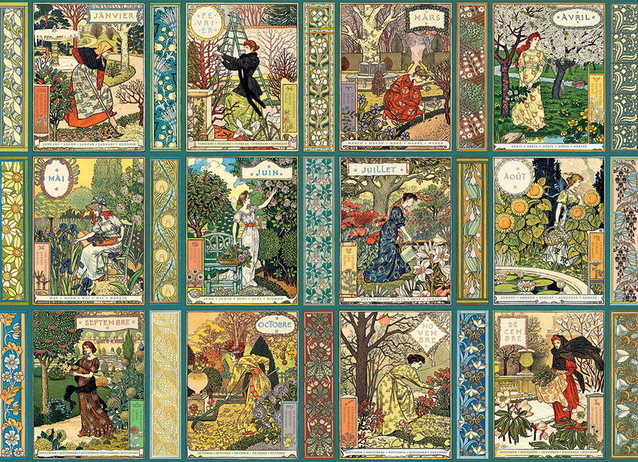 Puzzle 1000pc - Jardiniere: A Gardener's Calendar