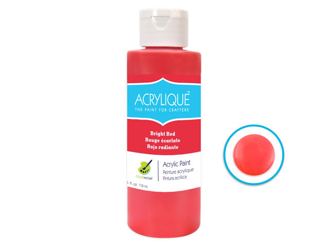 Acrylique Paint - Bright Red