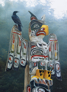 Puzzle 1000pc - Totem Pole In The Mist 80085