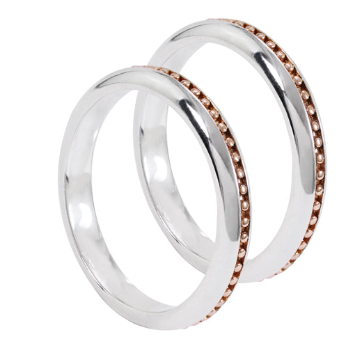 Kameleon Ring - Infinity Bands Rose Gold (Set Of 2) Sz 08