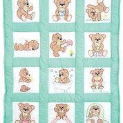 Nursery Quilt Blocks - Teddy Bears