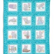 9" Theme Quilt Blocks Kittens