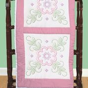 18" Quilt Block - XX Floral Square